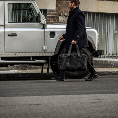 afternoons with Albert | technical weekender bag | black