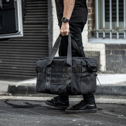 afternoons with Albert | technical weekender bag | black