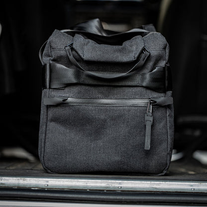 afternoons with Albert | technical weekender bag | black