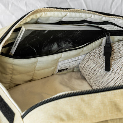 afternoons with Albert | technical weekender bag | oak