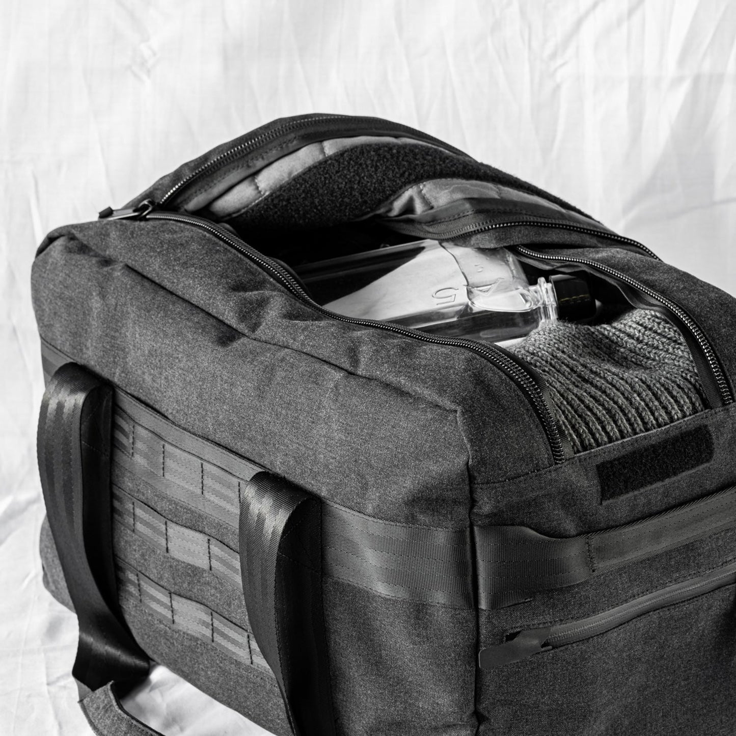 afternoons with Albert | technical weekender bag | black