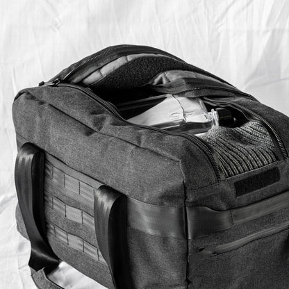 afternoons with Albert | technical weekender bag | black