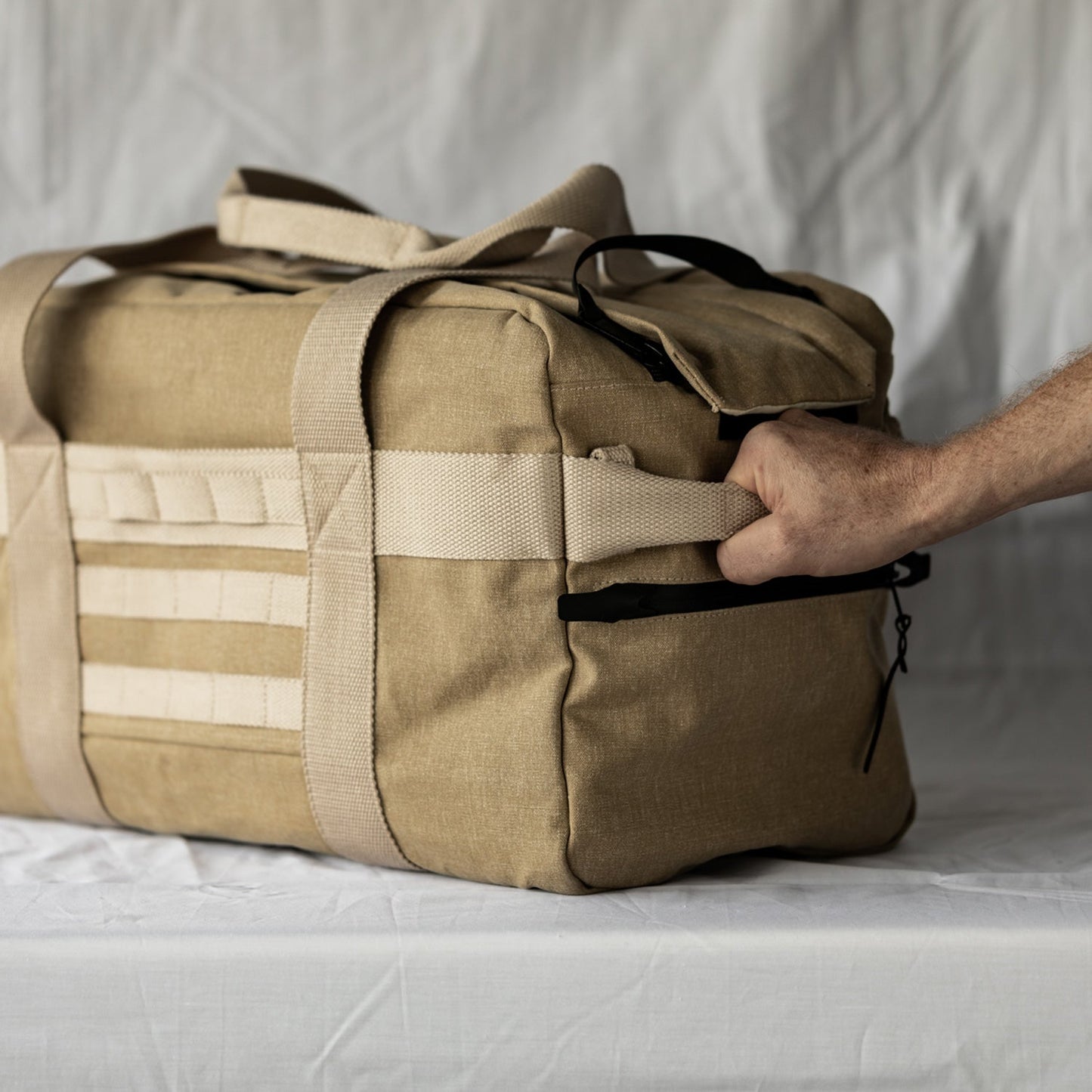 afternoons with Albert | technical weekender bag | oak