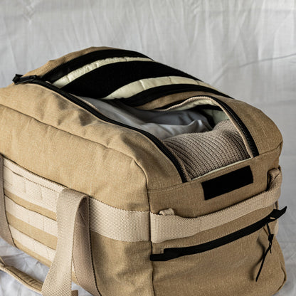 afternoons with Albert | technical weekender bag | oak
