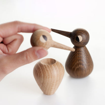 architectmade | wooden bird | large smoked oak
