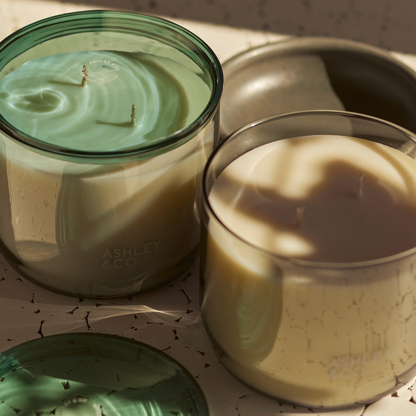 ashley + co | waxed perfume scented XL candle | blossom + gilt