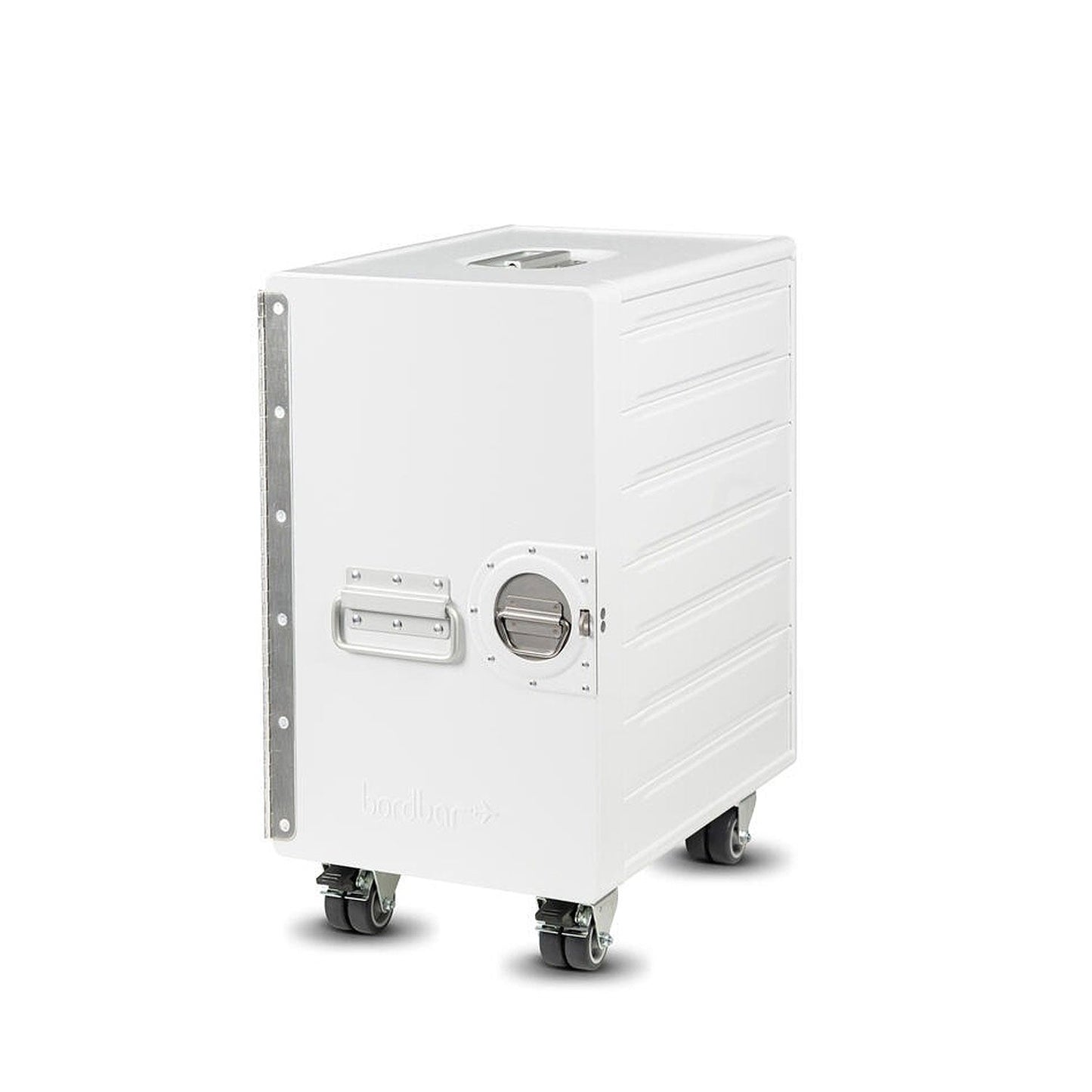 bordbar | box trolley | door hinge left + bedside equipment | white
