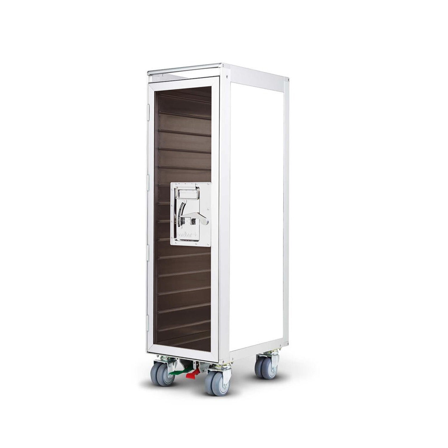 bordbar | classic trolley | OUTER TROLLEY ONLY - aluminium with transparent smoke door