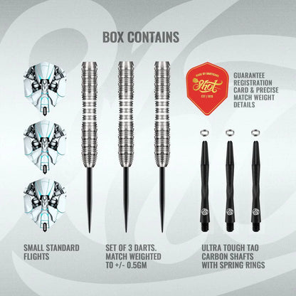 SHOT - 25g - AI Scorpula - 90% Tungsten - Steel Tip Darts Set