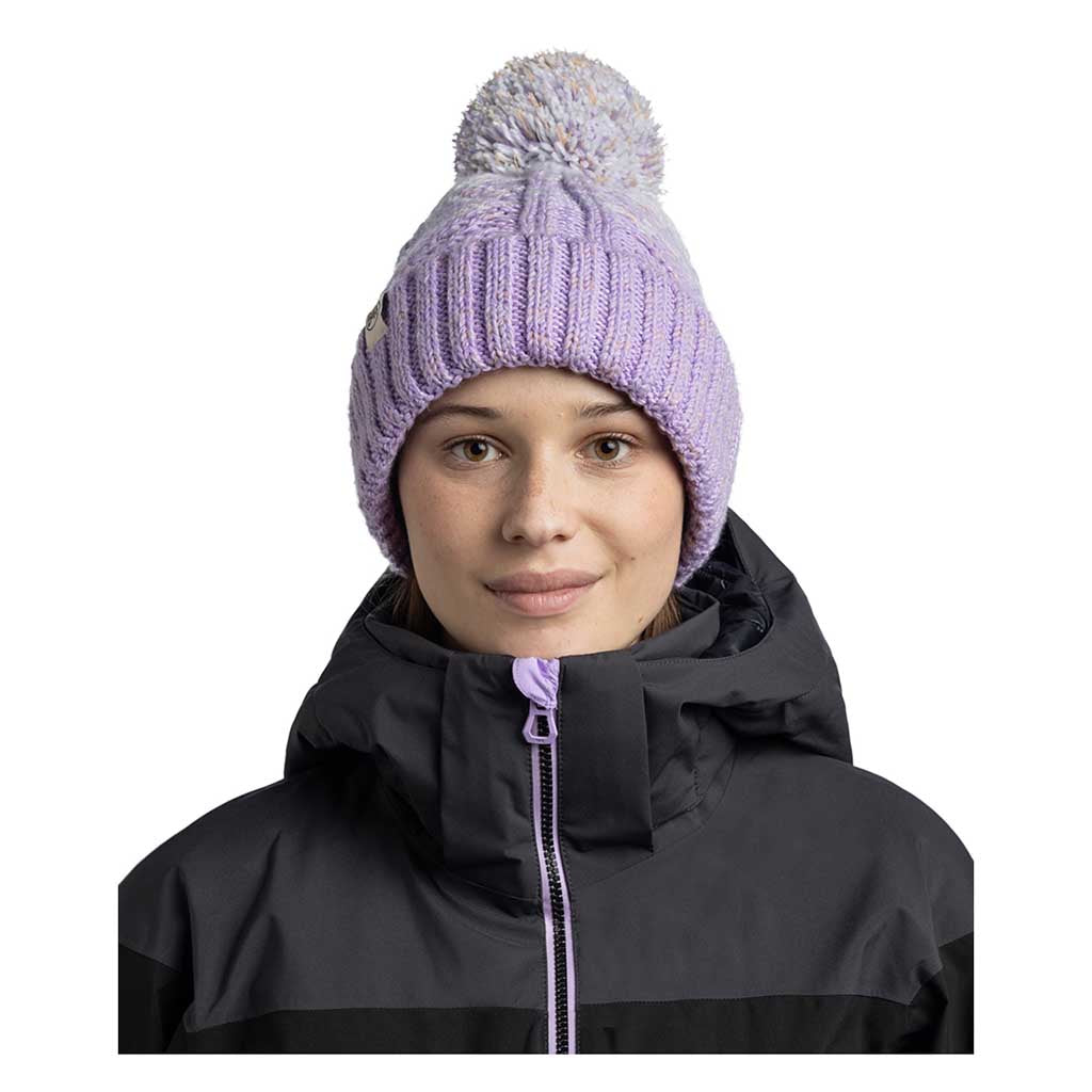 Akna Knitted Beanie & Fleece Band