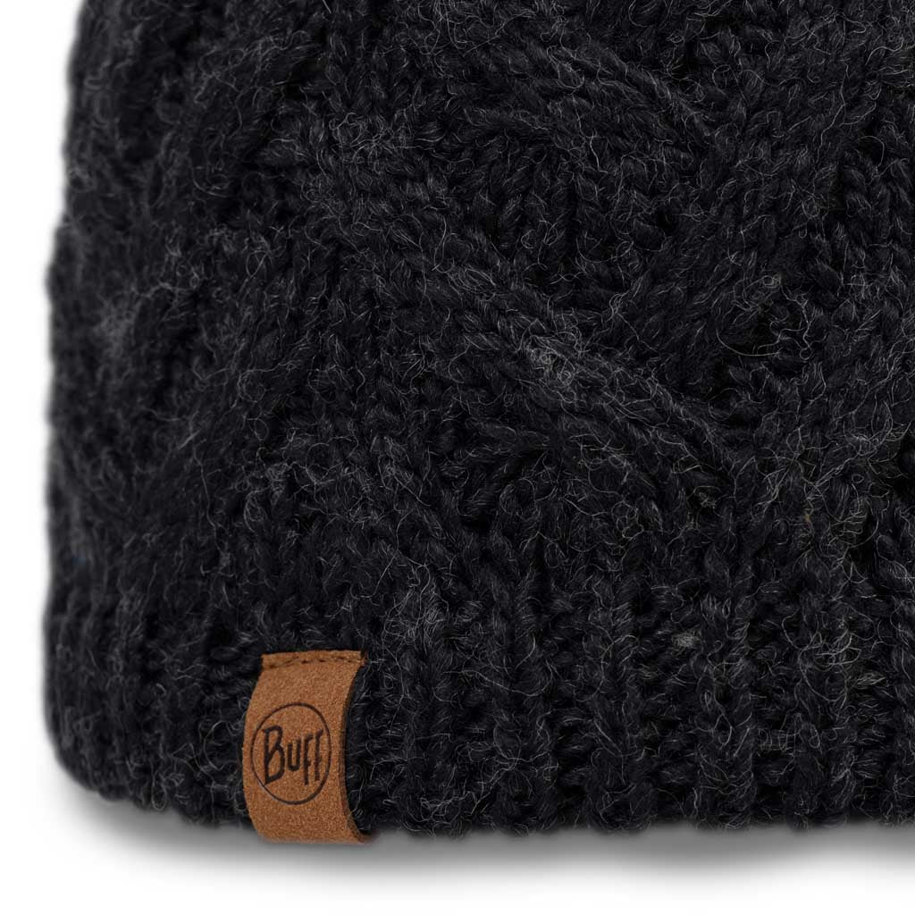 Caryn Knitted Beanie & Fleece Band