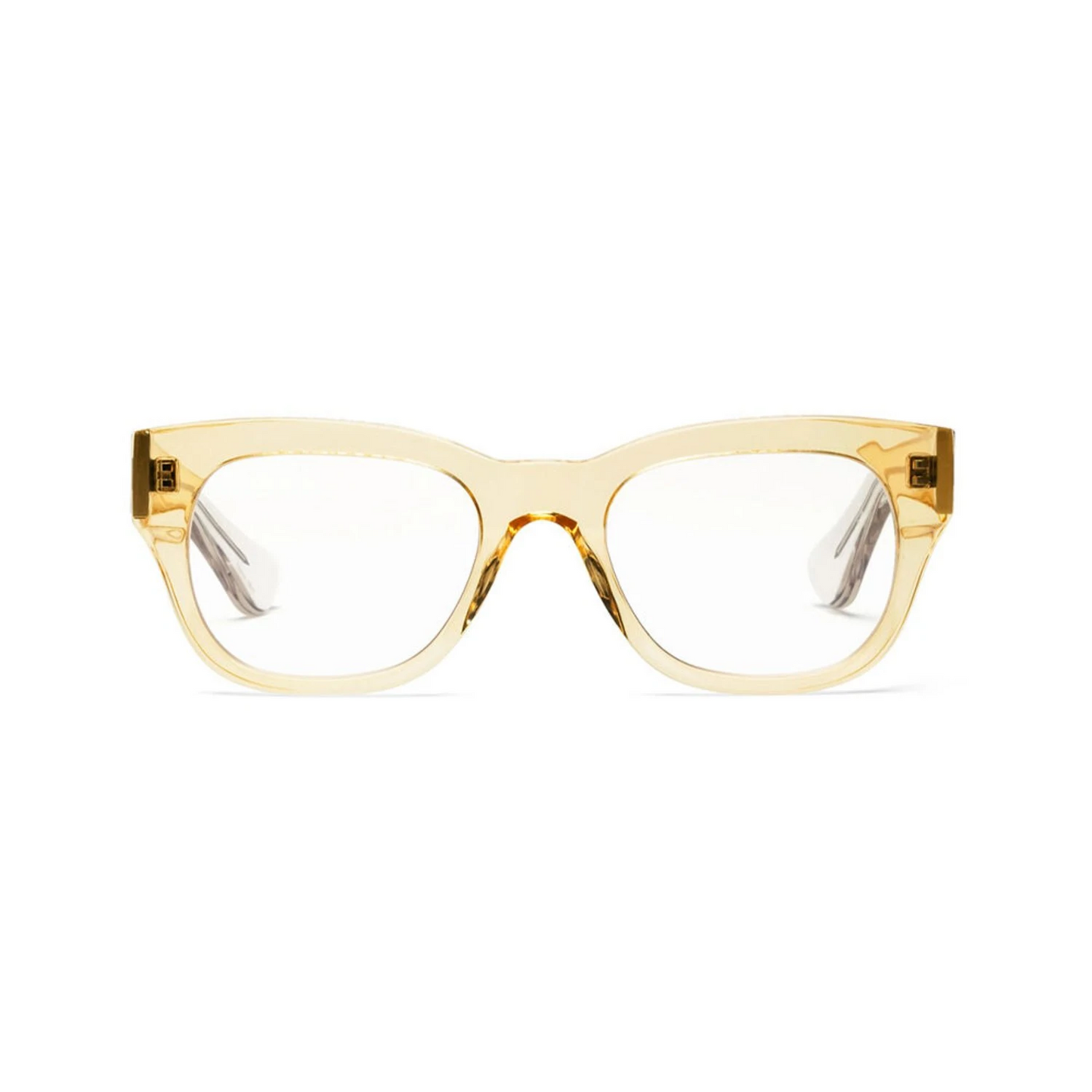 caddis | reading glasses | miklos polished raw honey - LC