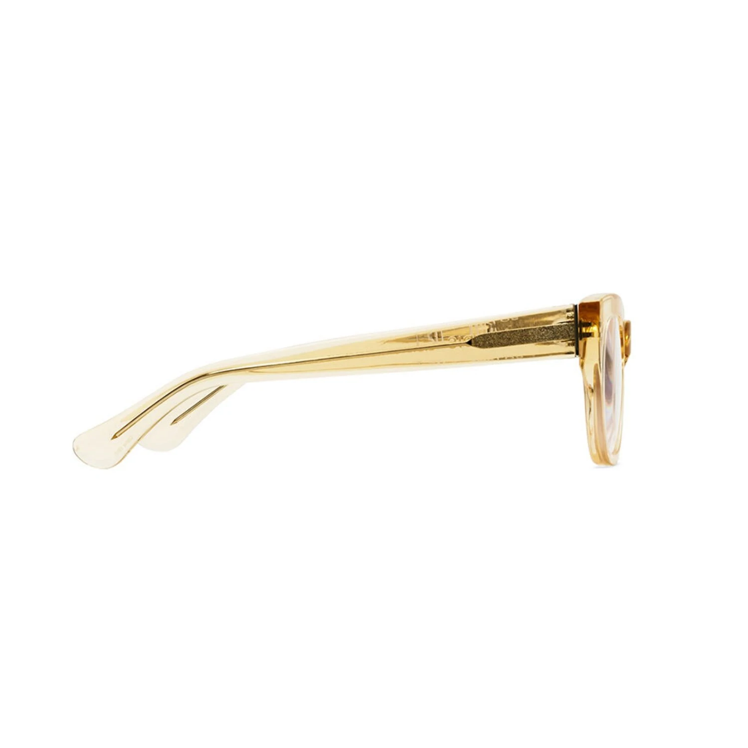 caddis | reading glasses | miklos polished raw honey - LC