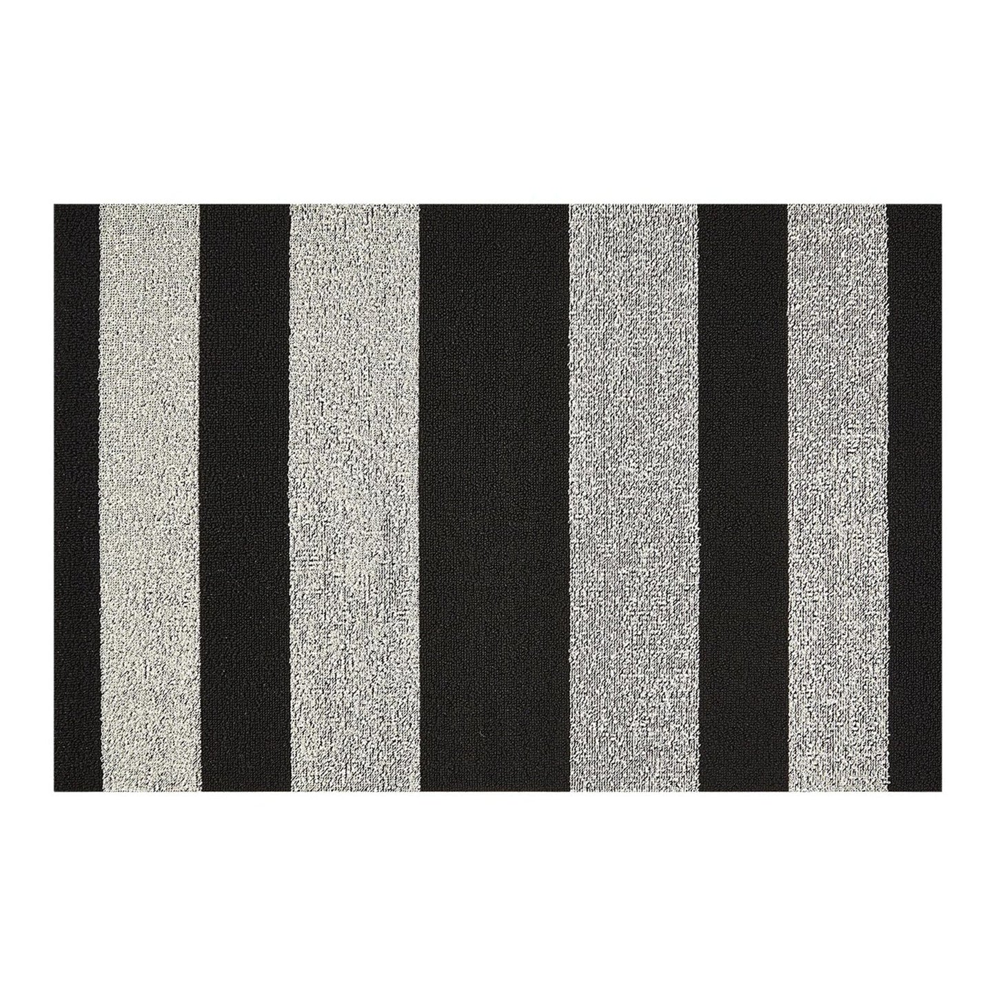 chilewich | large doormat 61x91cm (24x36") | bold stripe black + white - DC