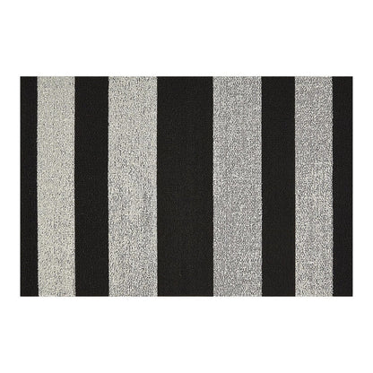 chilewich | large doormat 61x91cm (24x36") | bold stripe black + white - DC