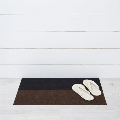 chilewich | shag doormat 46x71cm (18x28") | duo stripe mocha
