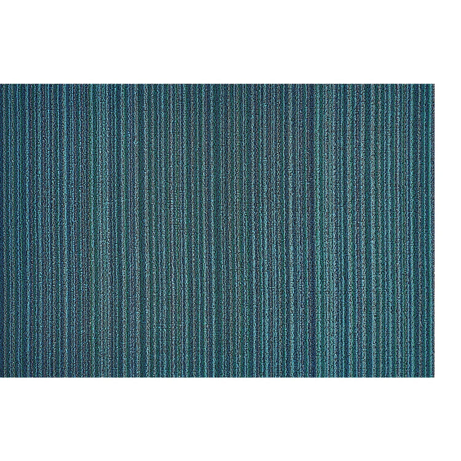 chilewich | runner mat 61x183cm (24x72") | skinny stripe turquoise