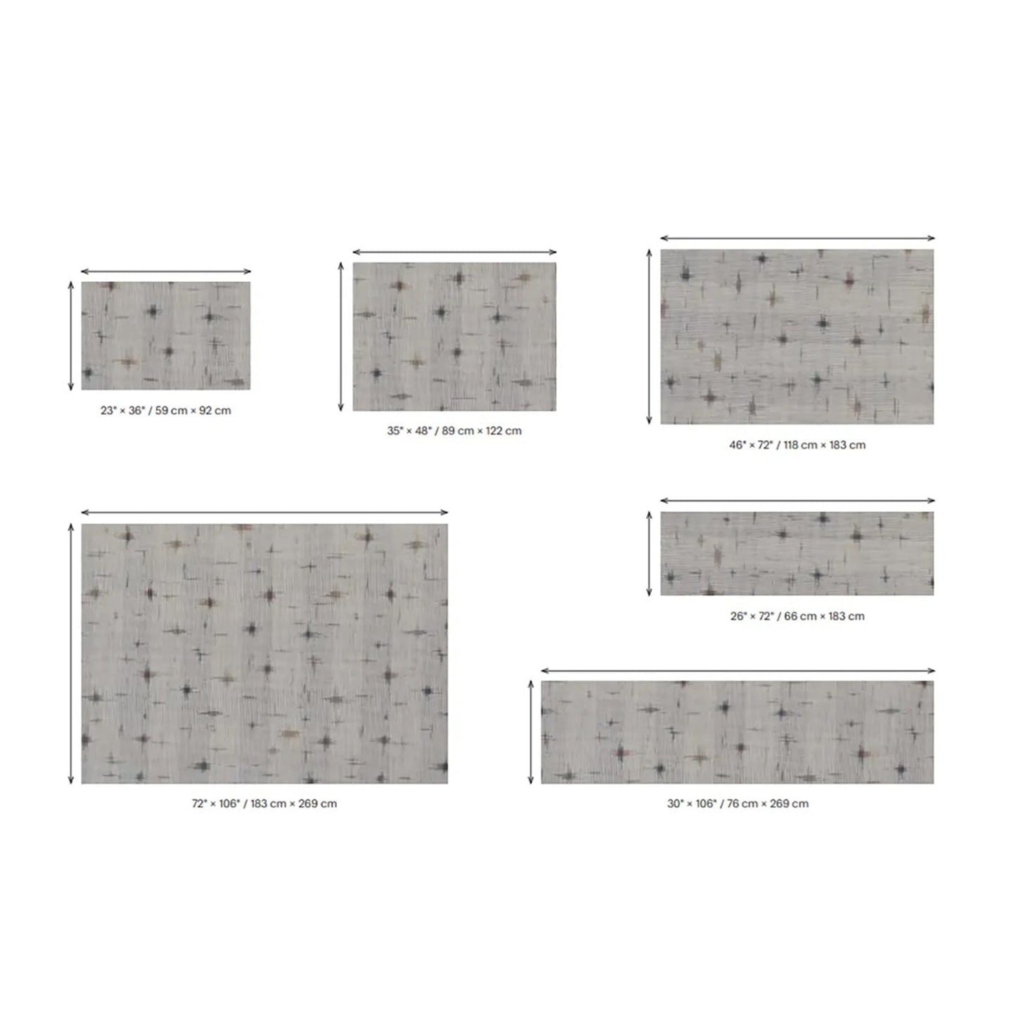 chilewich | woven floormat 59x92cm (23x36") | spark almond