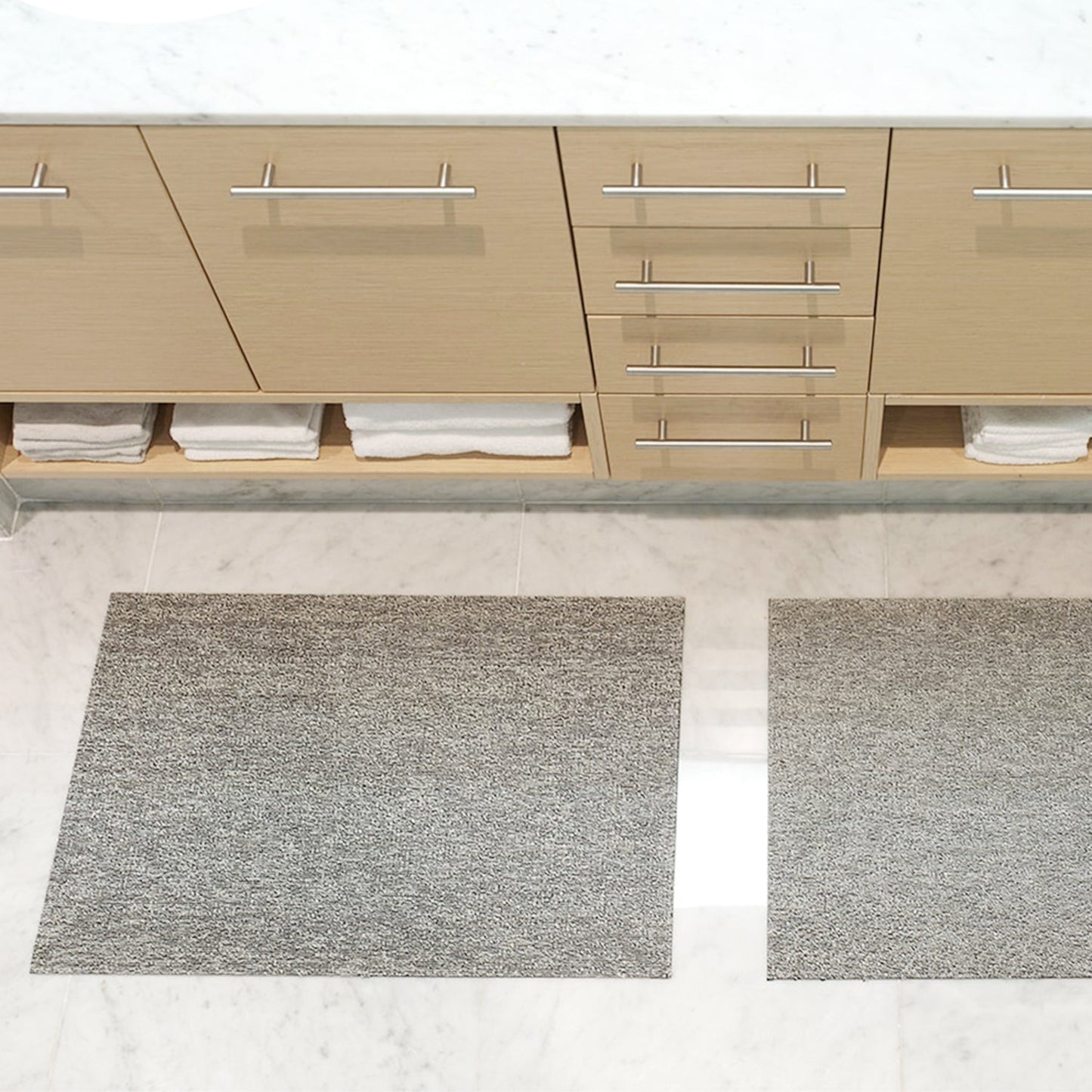 chilewich | shag doormat 46x71cm (18x28") | heathered fog