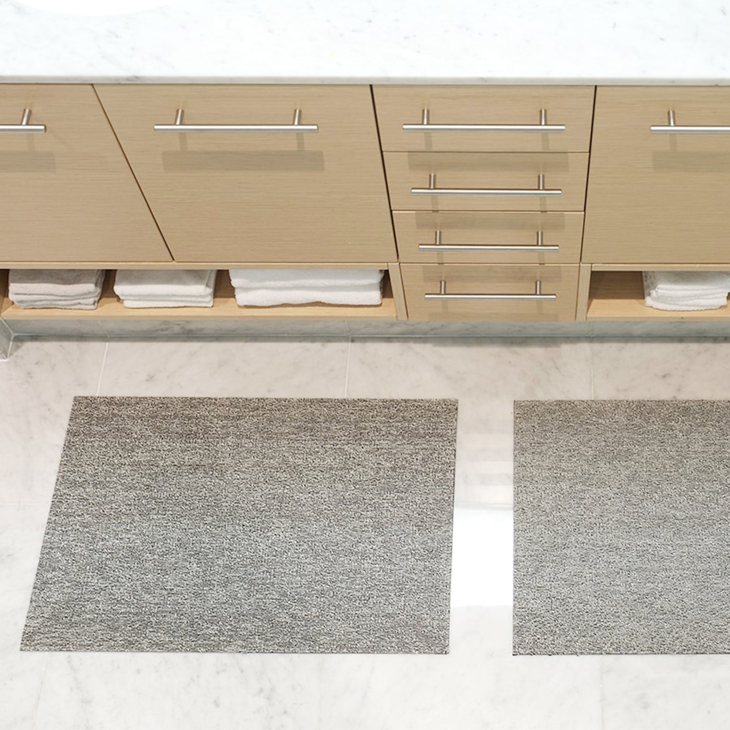 chilewich | shag doormat 46x71cm (18x28") | heathered fog