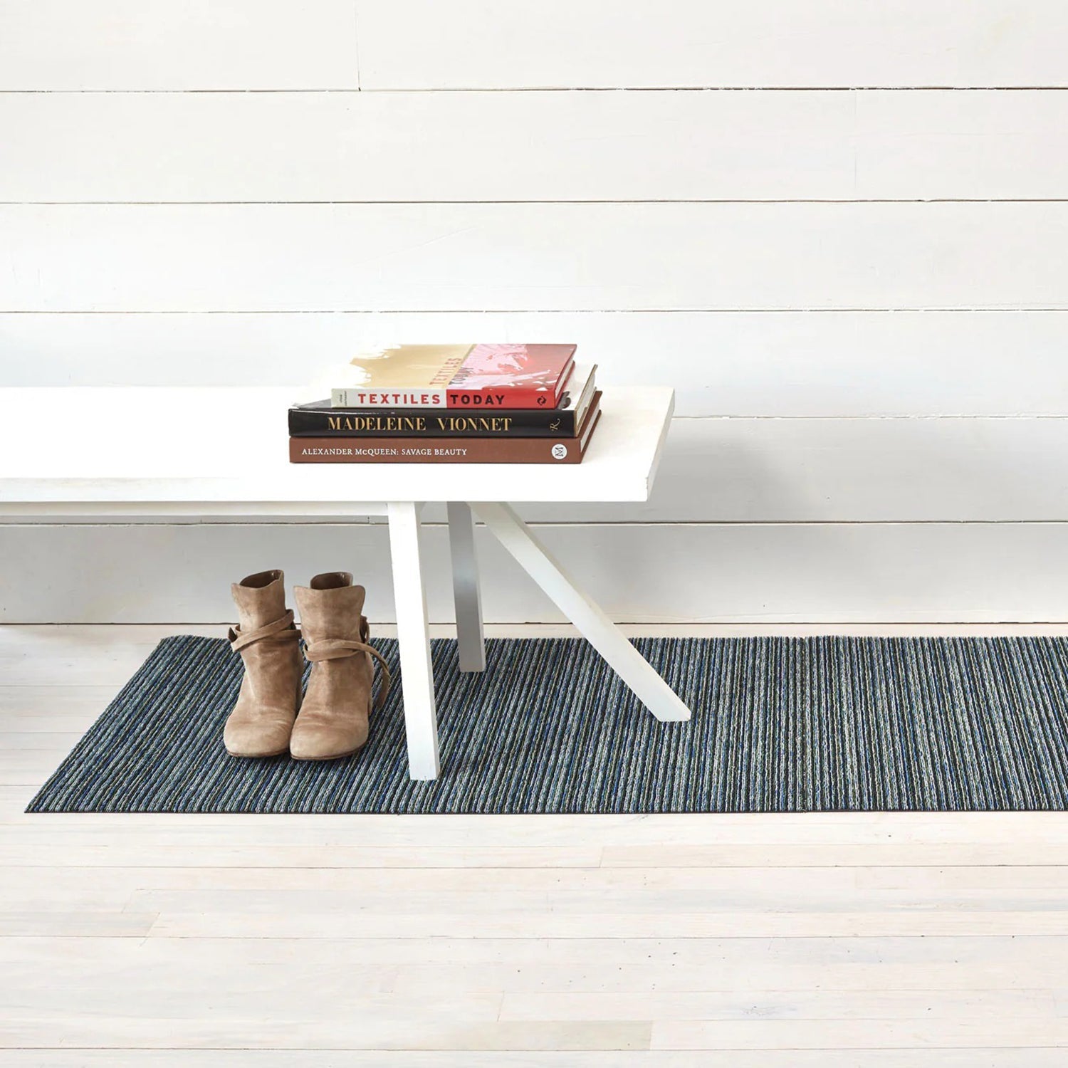 chilewich | runner mat 61x183cm (24x72") | skinny stripe forest