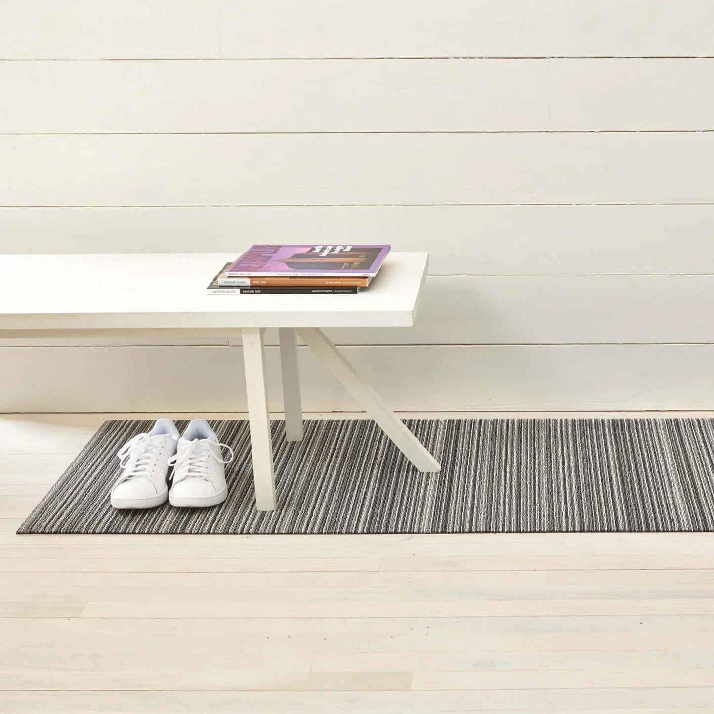 chilewich | runner mat 61x183cm (24x72") | skinny stripe shadow