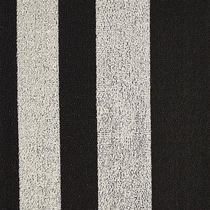 chilewich | large doormat 61x91cm (24x36") | bold stripe black + white - DC