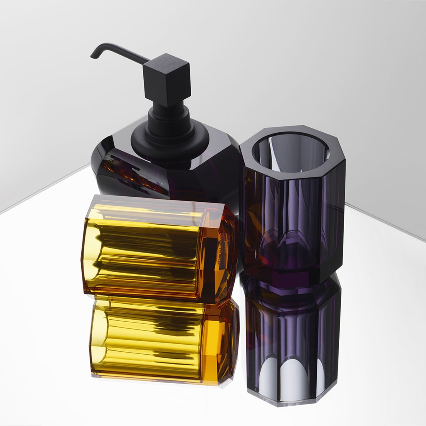 decor walther | KRISTALL collection | crystal tumbler | amber