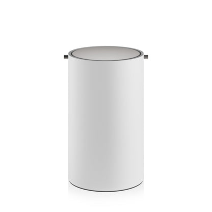 decor walther | STONE series | paper bin with revolving lid | white