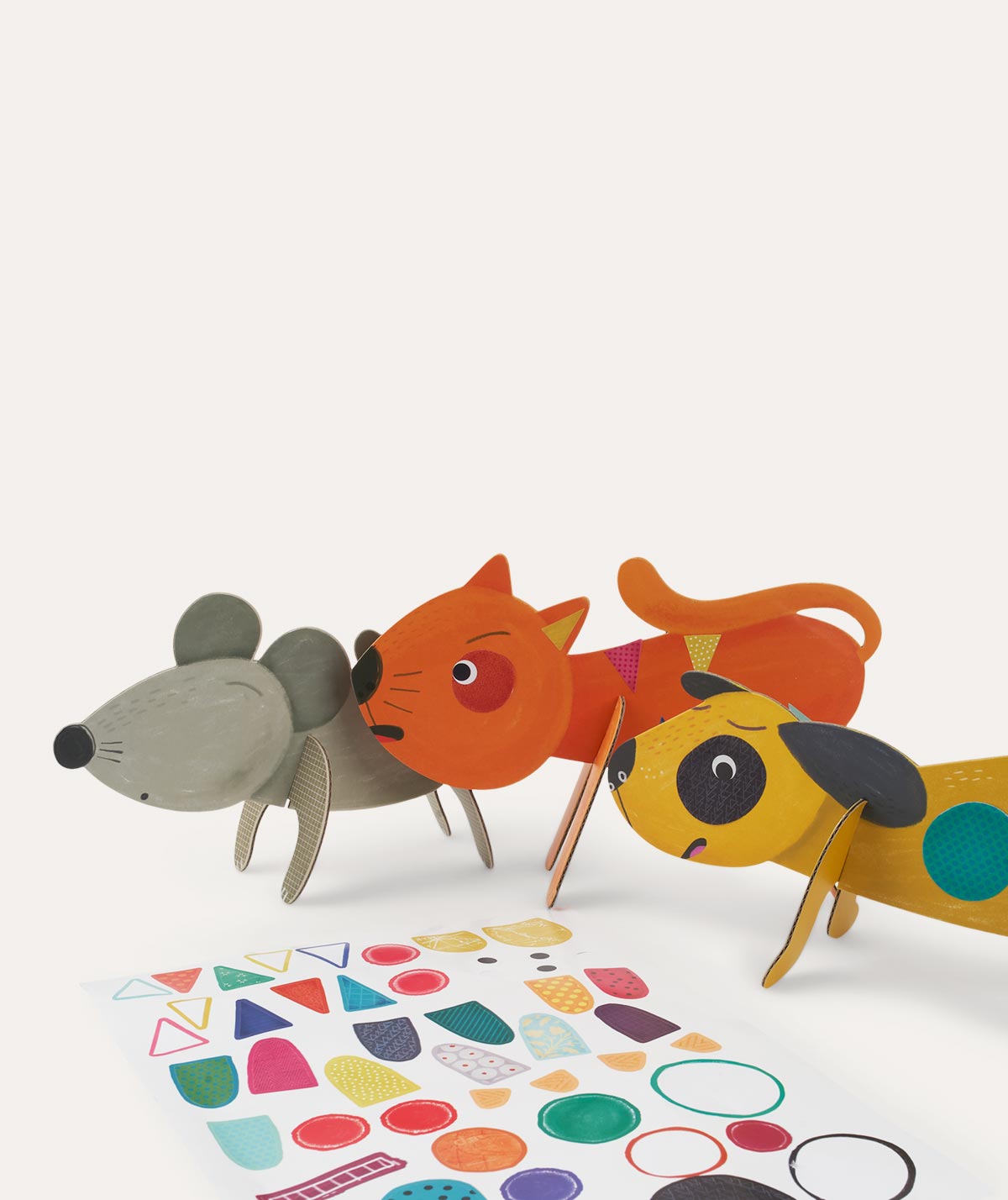 Djeco 6 Crafts Activity Pack Animal Houses