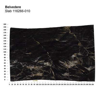 draenert | atlas table | swivel extension | belvedere stone + black base 200/280x105cm