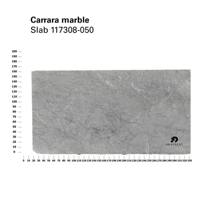 draenert | trilope indoor-outdoor dining table | carrara marble stone 120cm