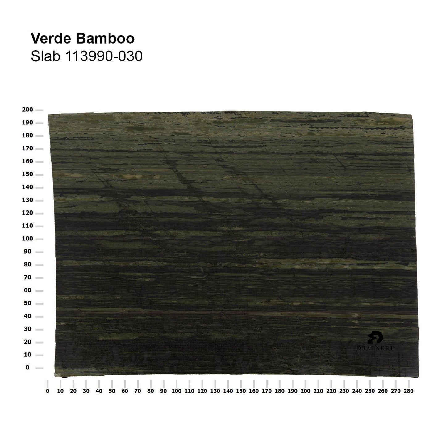 draenert | colin coffee table | verde bamboo stone + black frame