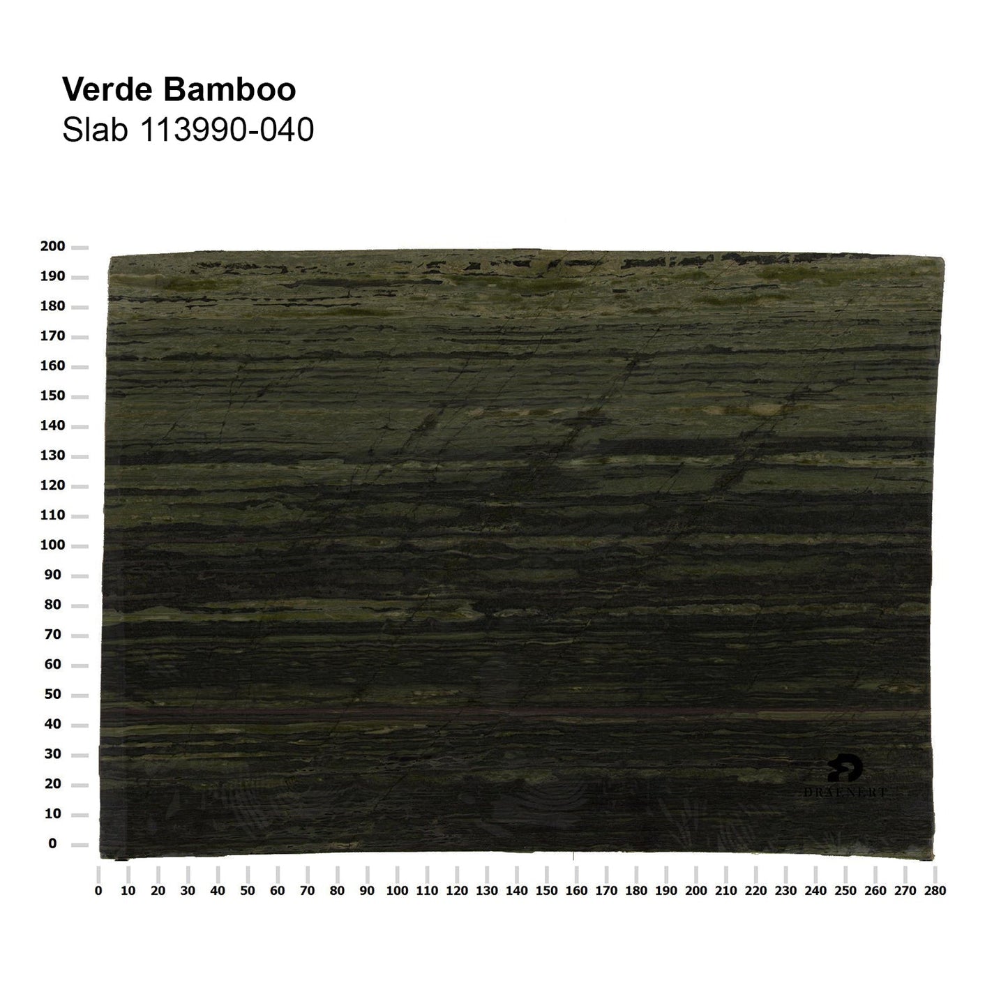 draenert | colin coffee table | verde bamboo stone + black frame