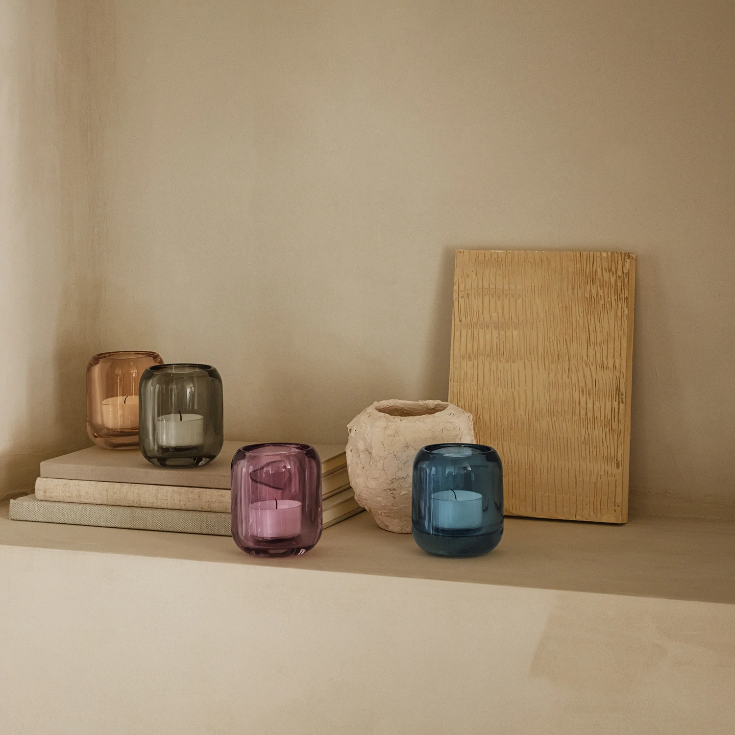 eva solo | acorn tealight candle holder set | amber - DC