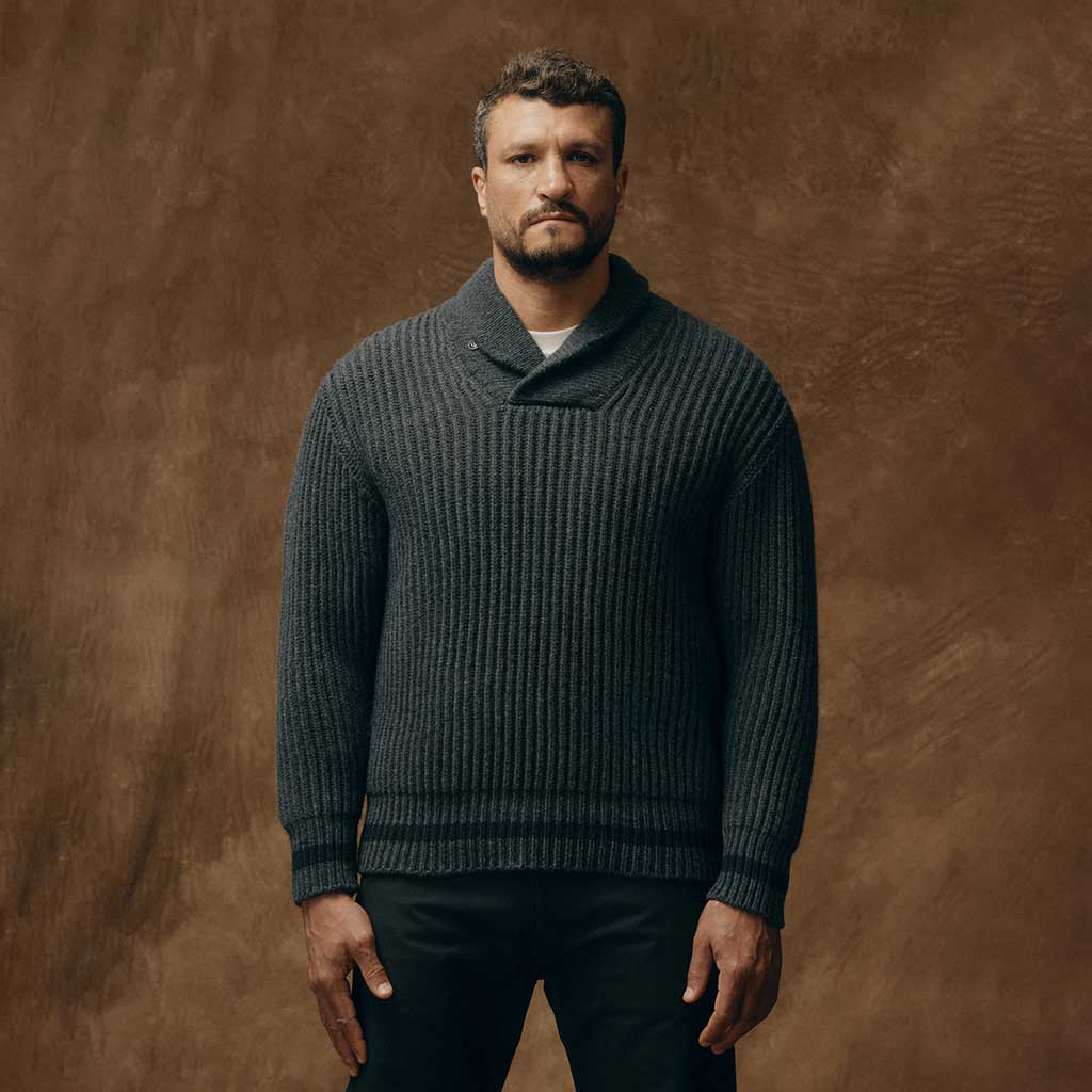 Bristol Shawl Neck Sweater | Men's
