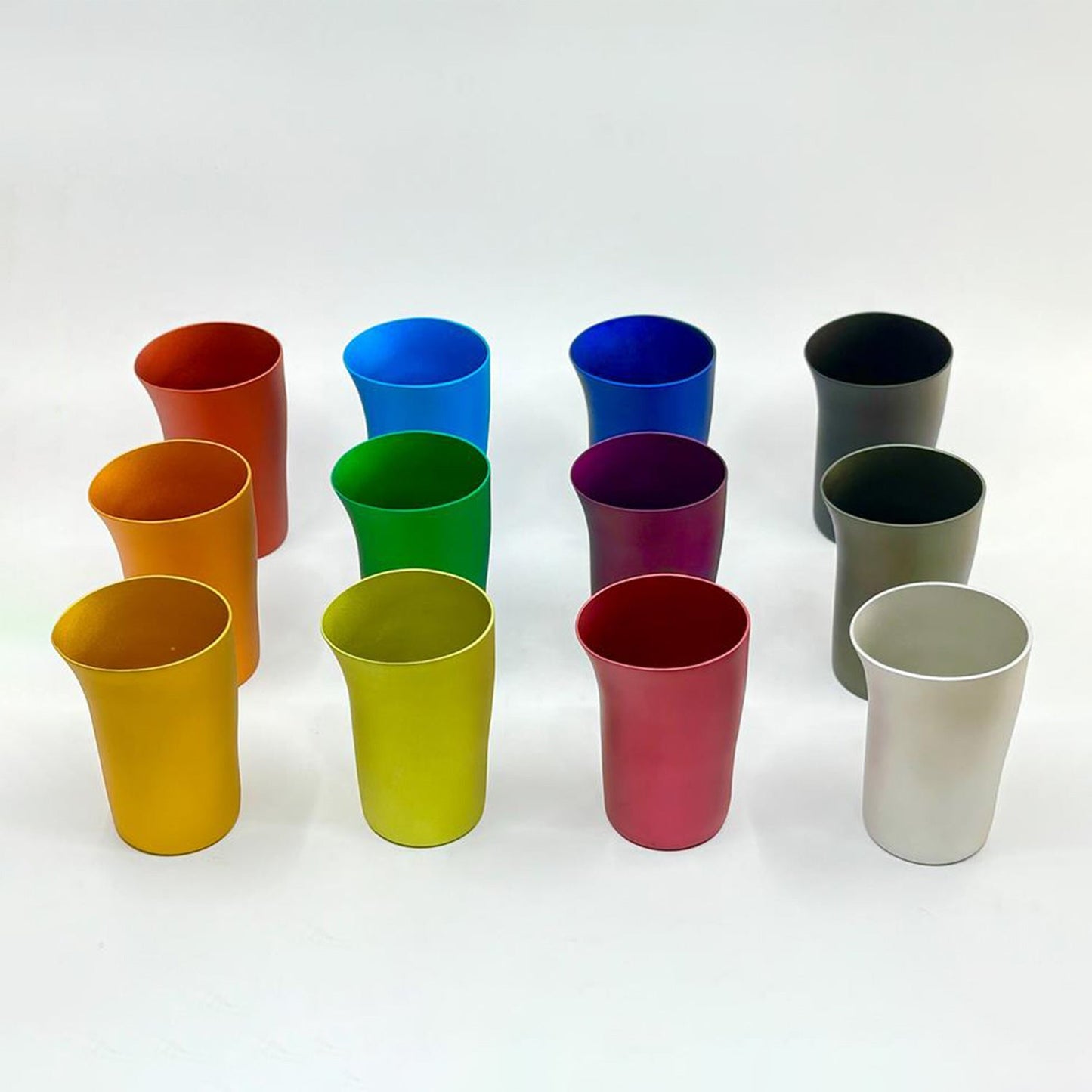 fink | beakers | set of 4 | bordeaux matte