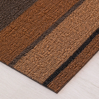 chilewich | shag runner mat 61x183cm (24x36") | bolt stripe honey