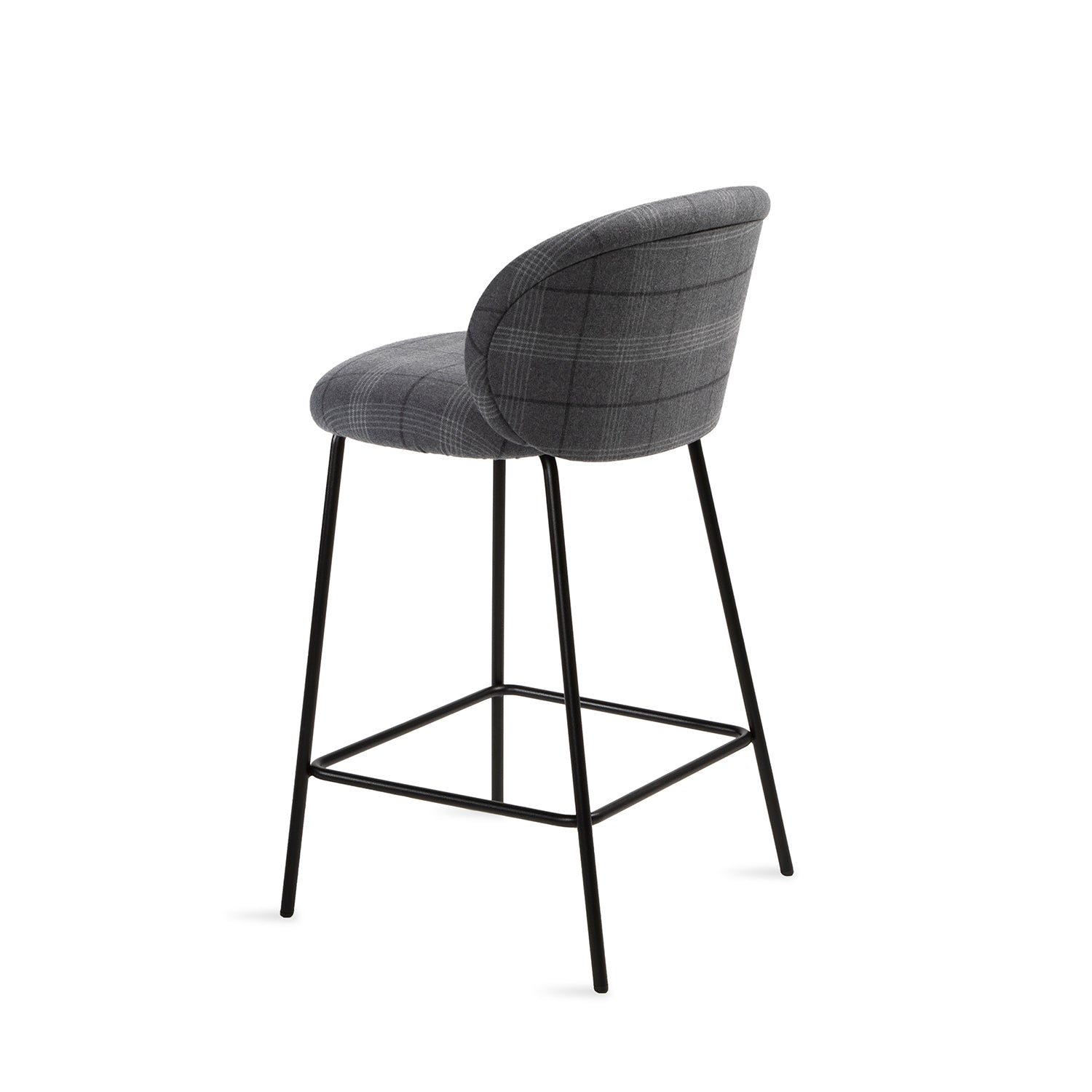 freifrau | ona kitchen stool 65cm | riga marine + black frame