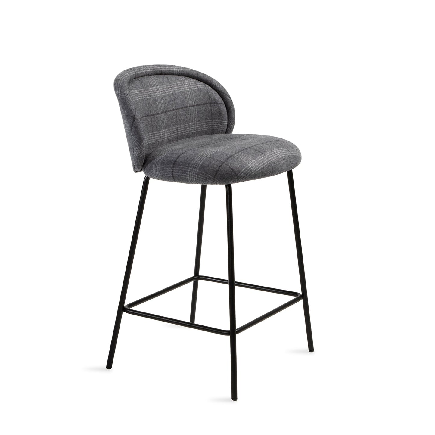freifrau | ona kitchen stool 65cm | riga marine + black frame