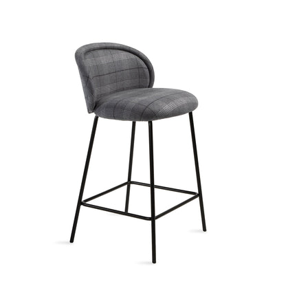 freifrau | ona kitchen stool 65cm | riga marine + black frame