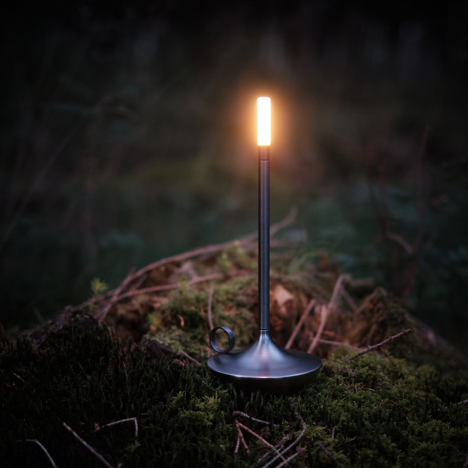 graypants | wick portable table lamp | graphite 26cm