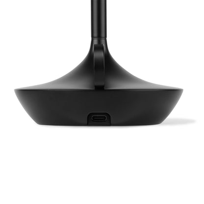 graypants | wick portable table lamp | black 26cm