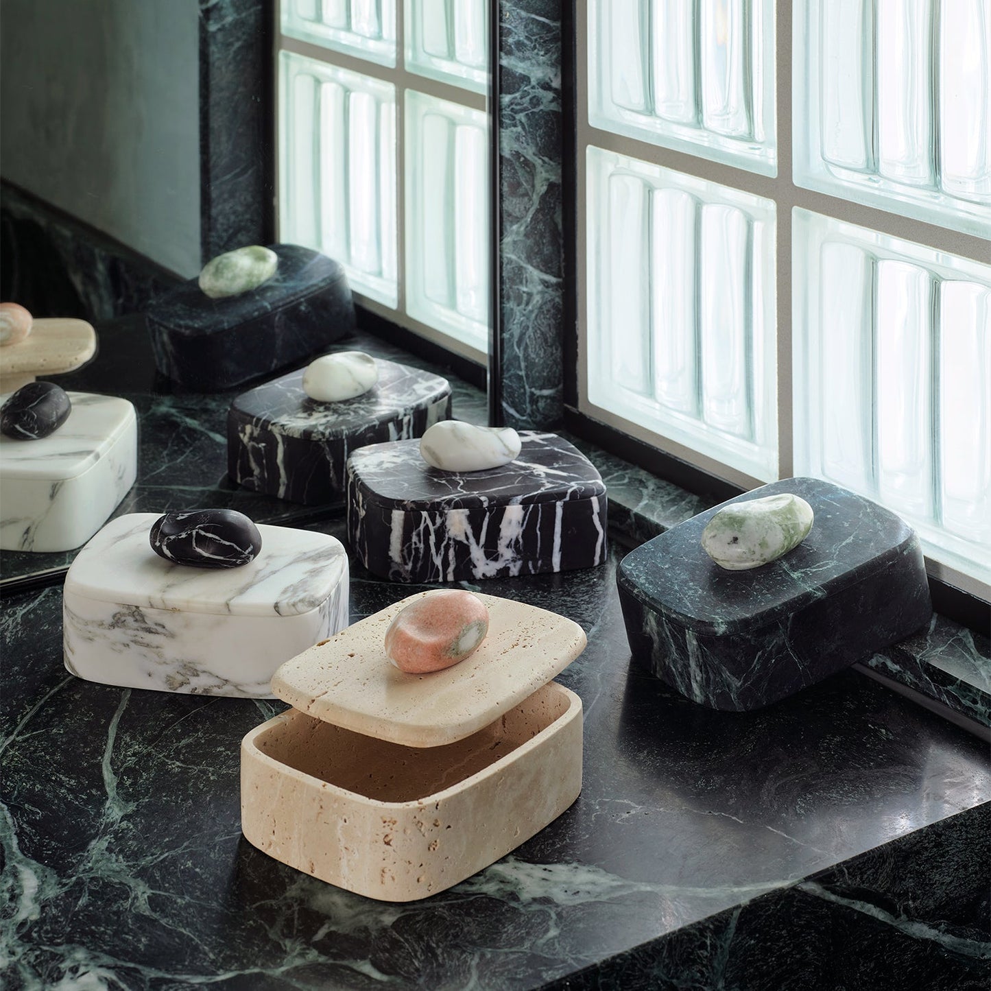 greg natale | pietra box | antico + arabescato marble - DC