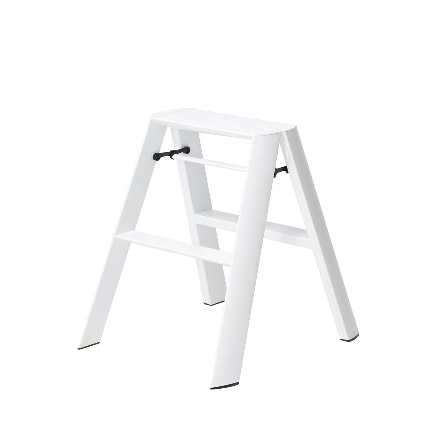 hasegawa | lucano 2 step ladder | white
