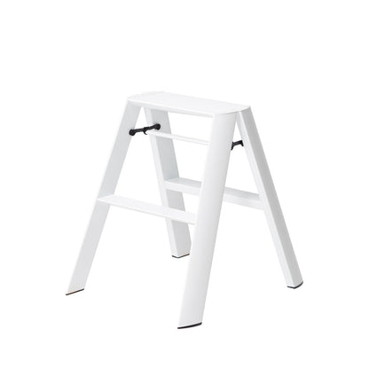 hasegawa | lucano 2 step ladder | white