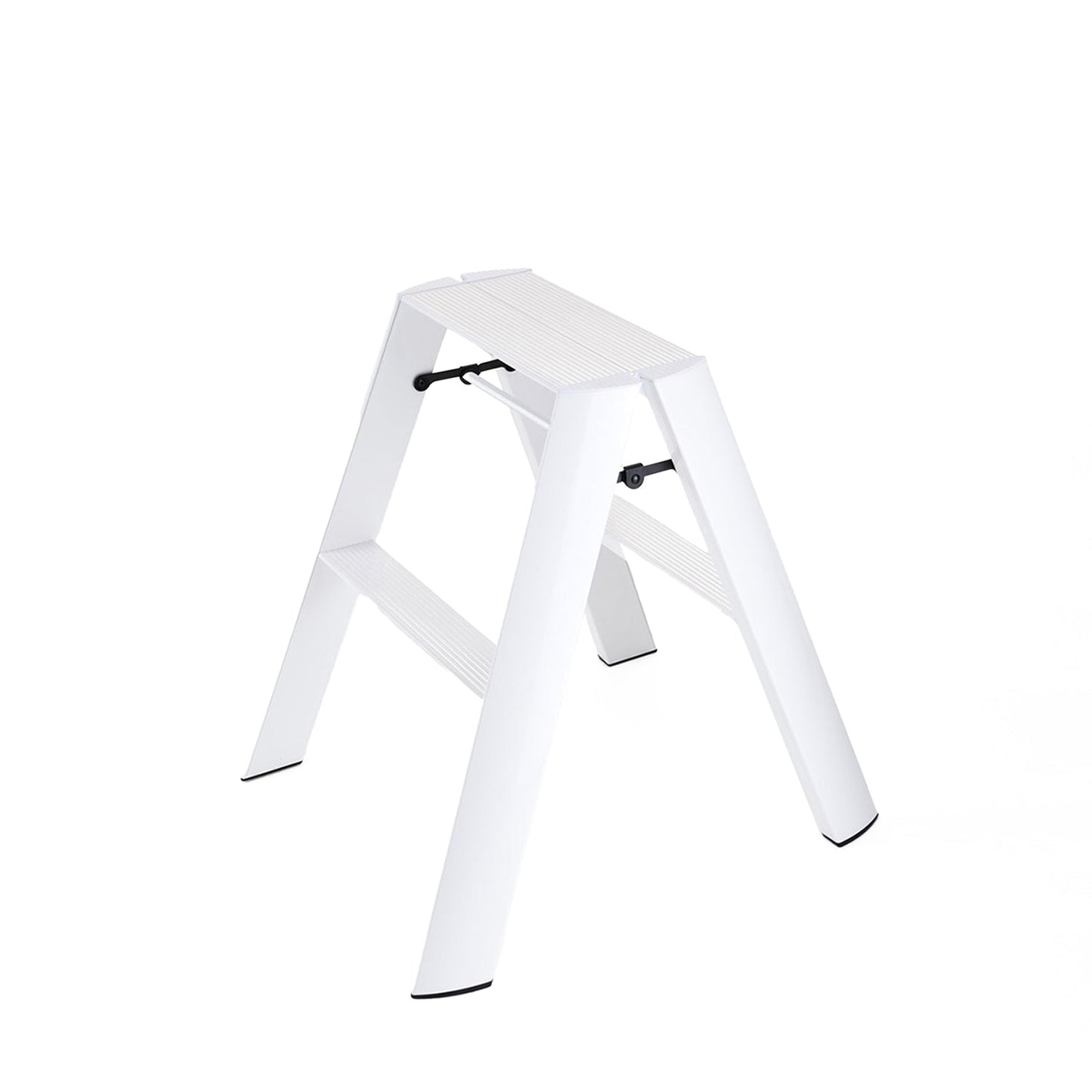 hasegawa | lucano 2 step ladder | white