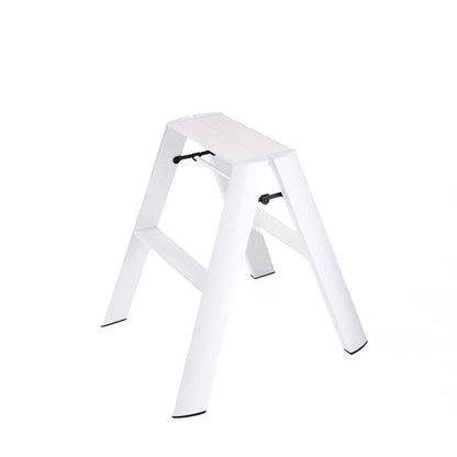 hasegawa | lucano 2 step ladder | white