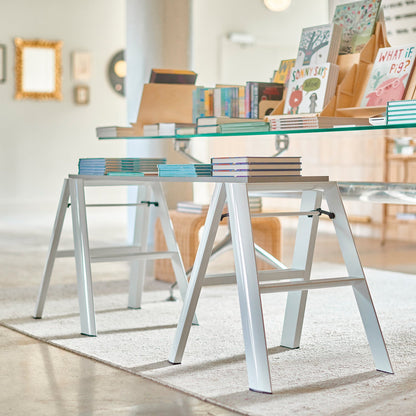 hasegawa | lucano 2 step ladder | white (japan) - LC