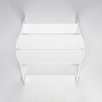 hasegawa | lucano 2 step ladder | white